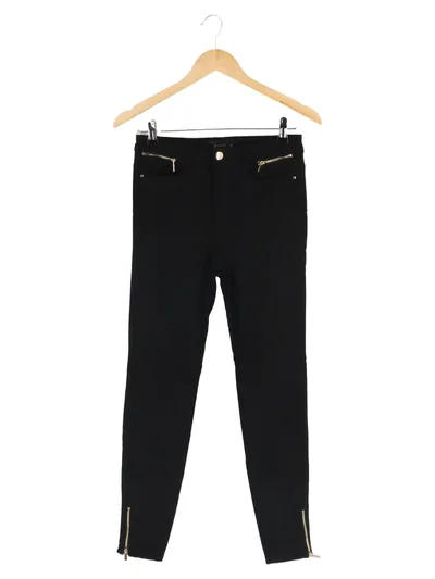 MOHITO Stoffhose Damen Gr. 36 S Schwarz Elegant Business Reißverschluss