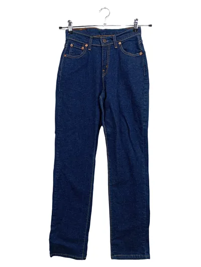 Levi's Damen Jeans Regular Fit W27/L32 Blau Casual Baumwolle