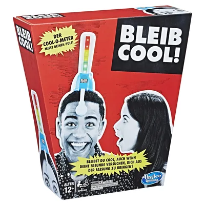 Hasbro Gaming Bleib Cool! Partyspiel Gesellschaftsspiel Puls messen lustig