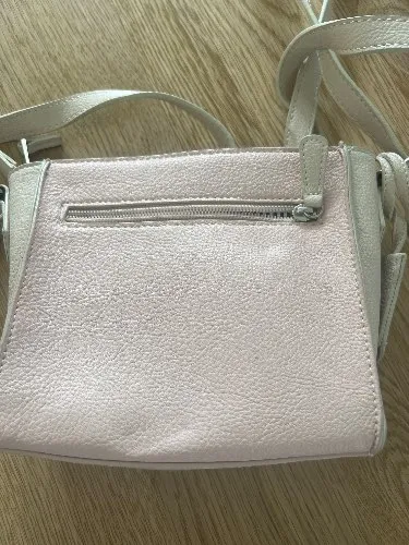 PICARD Umhängetasche Damen Leder Rosa Creme Crossbody Bag Klein