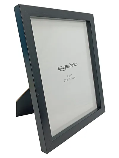AMAZON Bilderrahmen Schwarz Modern 20x25 cm Kunststoff Glas Fotorahmen