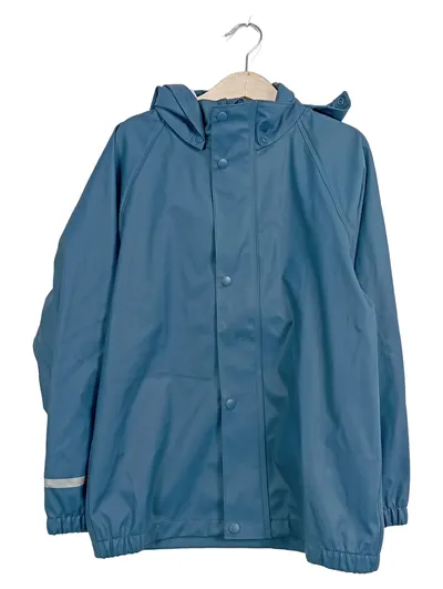 NAME IT Kinder Regenjacke Gr. 128 Blau Outdoor