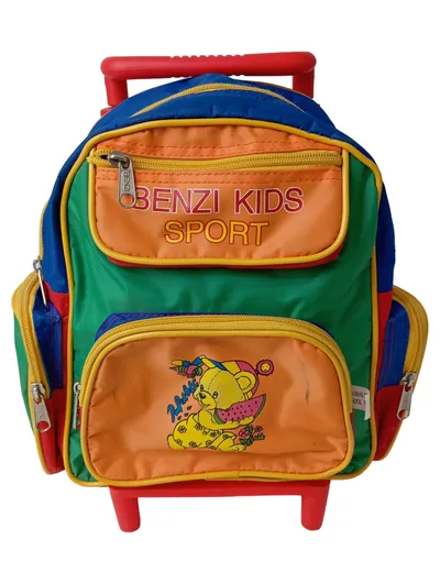 BENZIGER & CO. Kinder Trolley Rucksack Mehrfarbig Grafisch 25cm