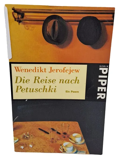 Jerofejew Die Reise nach Petuschki Lyrikbuch Prosagedicht Gesellschaftskritik