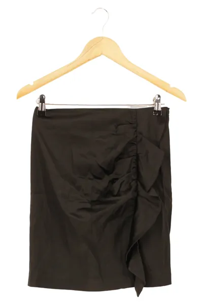 DAY BIRGER ET MIKKELSEN Bleistiftrock Damen 36/S Schwarz Elegant Raffungen