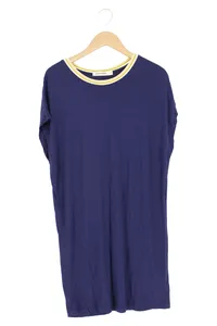 CARIN WESTER Freizeitkleid Damen Gr. 36/S Blau Viskose Casual Minimalistisch 1