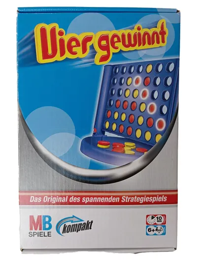 MB SPIELE Vier gewinnt Brettspiel Gesellschaftsspiel Klassiker Kinder Familie