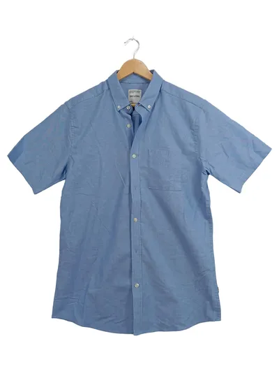 ONLY & SONS Herren Freizeithemd Kurzarm Blau Gr. L Casual