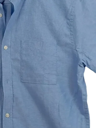ONLY & SONS Herren Freizeithemd Kurzarm Blau Gr. L Casual