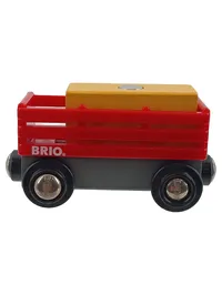 BRIO Güterwagen Modelleisenbahn Waggon Rot Holz Kunststoff 3.5x8.5cm 1