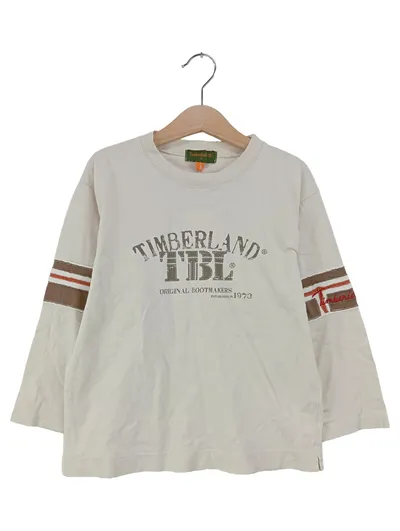 TIMBERLAND Kinder Pullover Gr. 104 Beige Casual Sportlich Langarm Logo