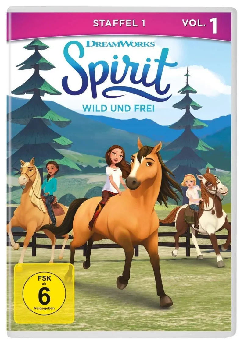 DreamWorks Spirit Wild und Frei Staffel 1 Vol. 1 DVD Serie Pferde Kinder 1