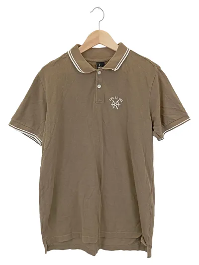 SUBLEVEL Herren Poloshirt 50/L Grün Casual Baumwolle