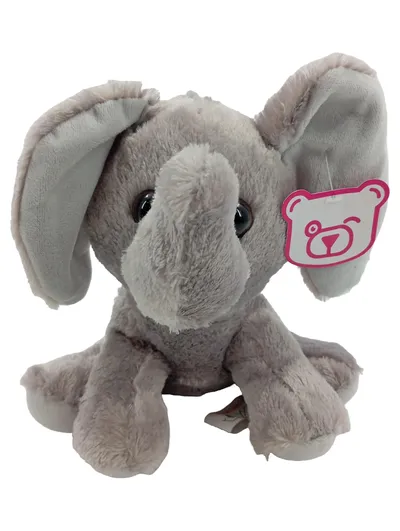 ADRIENNE LANDAU Baby Kuscheltier Elefant Grau 17cm Stofftier Plüschtier