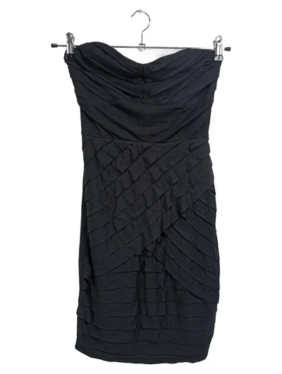 GUESS Damen Abendkleid Schwarz Gr. 36/S Elegant Luxuriös Minikleid