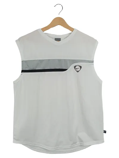 Nike Herren Basketball Trikot Sport Tanktop Weiß Gr. M