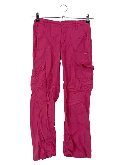 SALEWA Kinder Cargohose Rot Gr. 152 Outdoor Sport Hose Polyamid