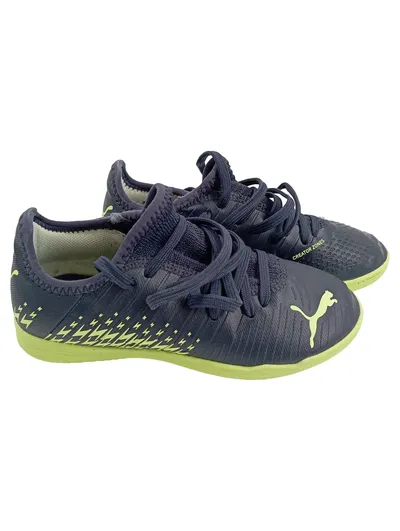 PUMA Sportschuhe Kinder Gr. 30 Blau Neon Gelb Sportlich