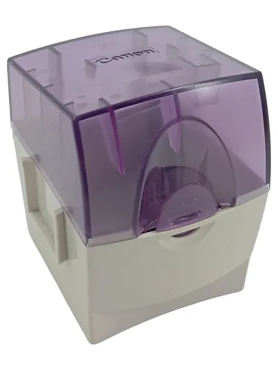 CANON Aufbewahrungsbox Kunststoff Lila Eckig Büro Alltag 7x7x6 cm