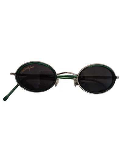 Alpina SERIOUS fun Damen Sonnenbrille Retro Kunststoff Oval Grün