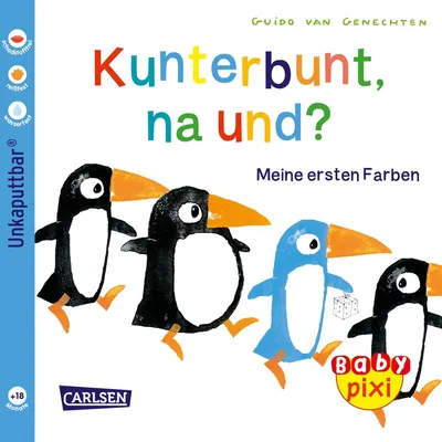 Baby Pixi Kunterbunt Meine ersten Farben Tiere Guido van Genechten Carlsen
