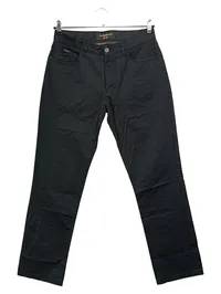 ALBERTO Damen Jeans Slim Fit Schwarz W32/L30 Stretch Hose 1