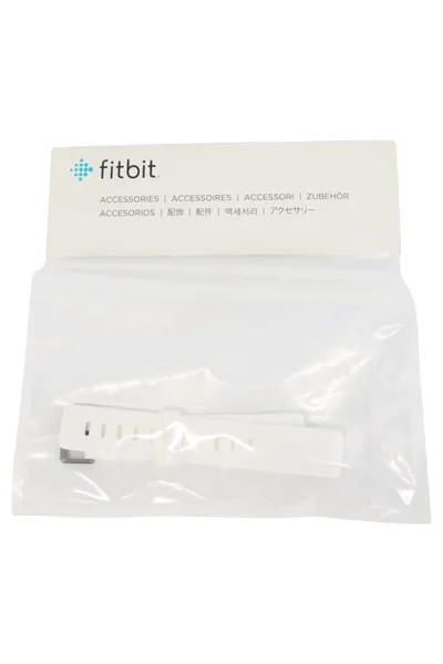 FITBIT Smartwatch Armband Weiß Silikon 1.5cm Ersatzarmband