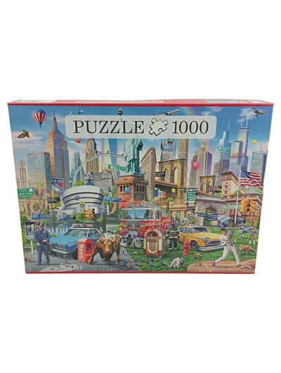 Innovakids Puzzle 1000 Teile New York City Sehenswürdigkeiten 70x50cm