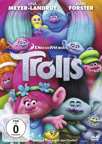 Trolls DVD Familienfilm DreamWorks Lena Meyer-Landrut Mark Forster