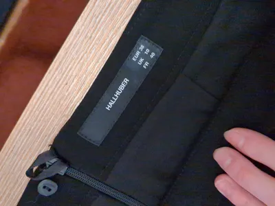 HALLHUBER Damen A-Linienrock Gr. 38 Schwarz Klassisch Büro Rock