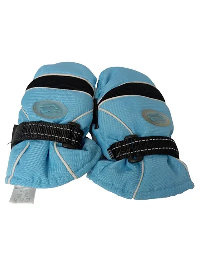 THINSULATE Kinder Handschuhe Gr. 4 Blau Sportlich Outdoor Winter Fäustlinge
