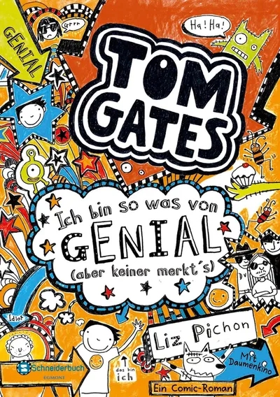 Tom Gates 4 Liz Pichon Comicroman Kinderbuch Schulgeschichte Hardcover