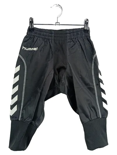 Hummel Jogginghose Kinder Gr. 122 Schwarz Sporthose Freizeithose
