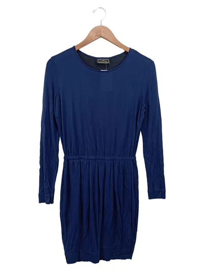 BY MALENE BIRGER Etuikleid Damen 34/XS Blau Viskose Business Kleid Spitze Midi