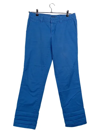 Tommy Hilfiger Damen Stoffhose Chino Blau Gr. 36/S W28 Baumwolle