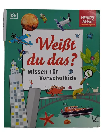 Weißt du das? Wissen für Vorschulkids DK Happy Meal Heft McDonald's