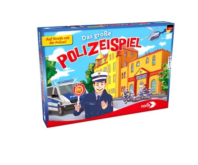 Noris Das große Polizeispiel Brettspiel Kinder Gesellschaftsspiel