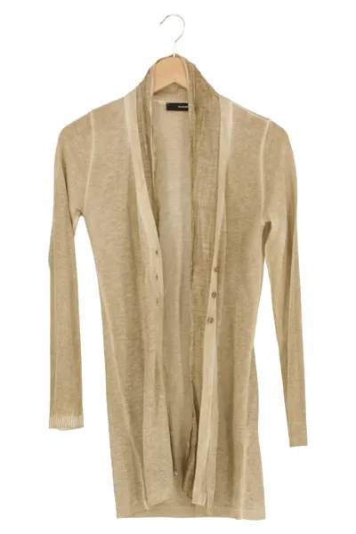 HALLHUBER Strickjacke Damen Gr. 36/S Beige Casual Cardigan