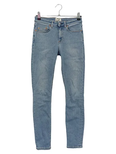 ACNE STUDIOS Damen Jeans Slim Fit W25/34/XS Blau Casual Skinny Denim Hose