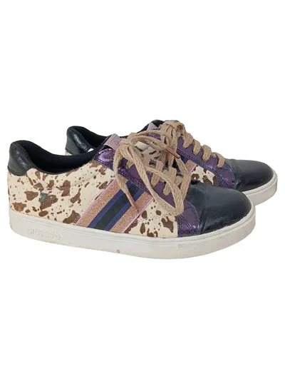 GIOSEPPO Damen Schnürschuhe Gr. 38 Mehrfarbig Streetwear Tiermotive Sneaker