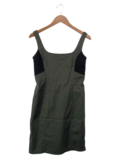 THEORY Businesskleid Damen Grün L Ärmellos Elegant Business Büro Etuikleid