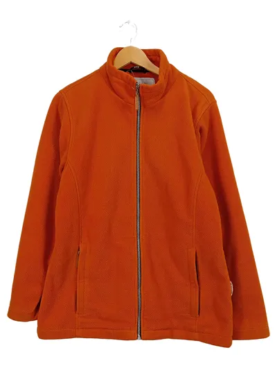 First B Damen Fleecejacke Orange Gr. 40 Outdoor Sportswear