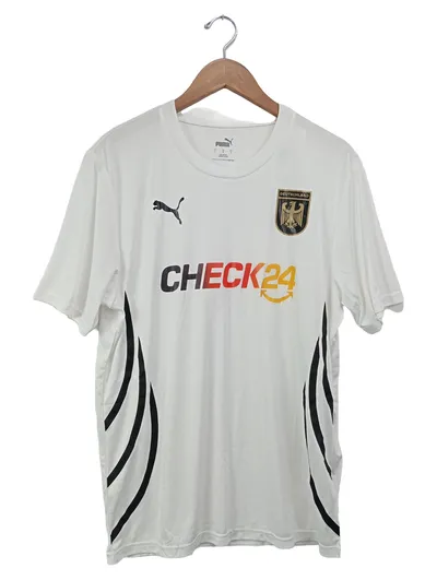 PUMA Deutschland Fußball Trikot Herren 50/L weiß Sportlich
