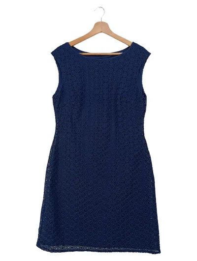 JESSICA HOWARD Abendkleid Damen Gr. 40/L Blau Spitze Elegant Festlich
