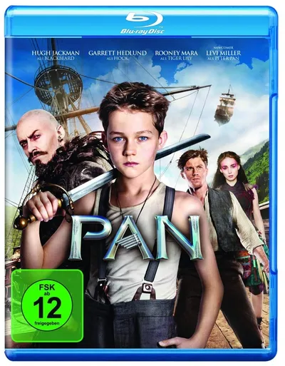 Pan - Levi Miller - BLU-RAY Fantasy Abenteuer Film FSK 12
