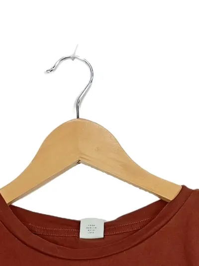 Kauf Dich Glücklich Damen T-Shirt Gr. M Braun Baumwolle Casual