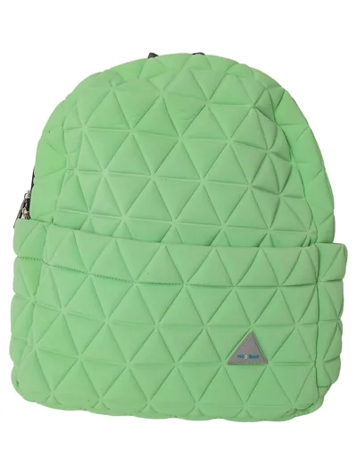 NEOSTYLE Damen Rucksack Grün Gesteppt Modisch Casual 35x35 cm Polyester