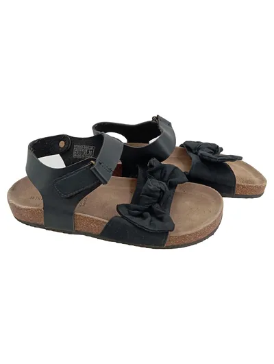CLEAN RESERVE Sandalen Damen Gr. 38 Schwarz Casual Schleife