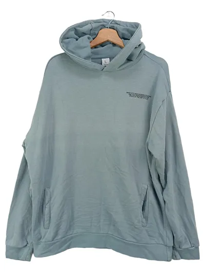 SUBLEVEL Kapuzenpullover Herren Hoodie Gr. 50/L Grau Streetwear Casual