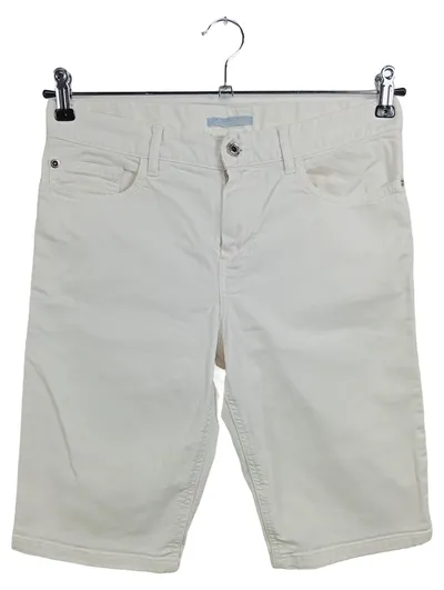 STRENESSE BLUE Damen Jeans Shorts W30 Weiß Casual Bermuda